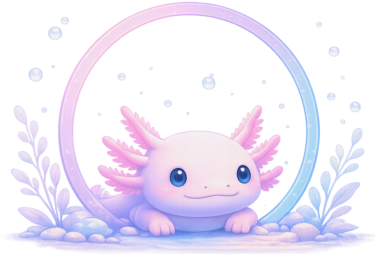 Axolotl in a Circle